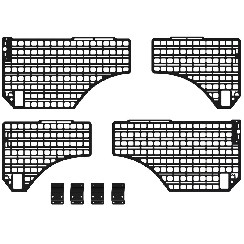 RAM 1500 Bedside Rack System - BuiltRight Industries - Full 4pc Set - `09-`19